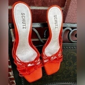 Schutz Dileni Sandal Flame orange